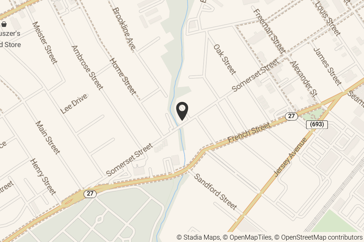 Map with location marker