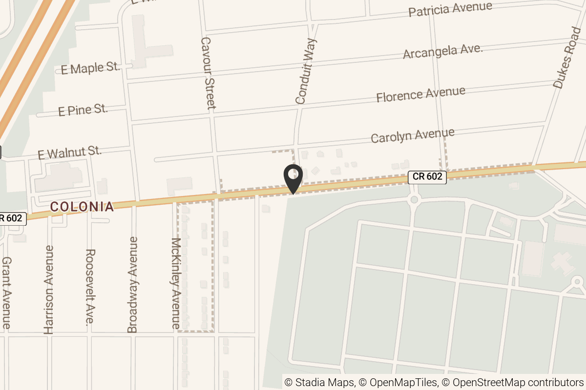 Map with location marker