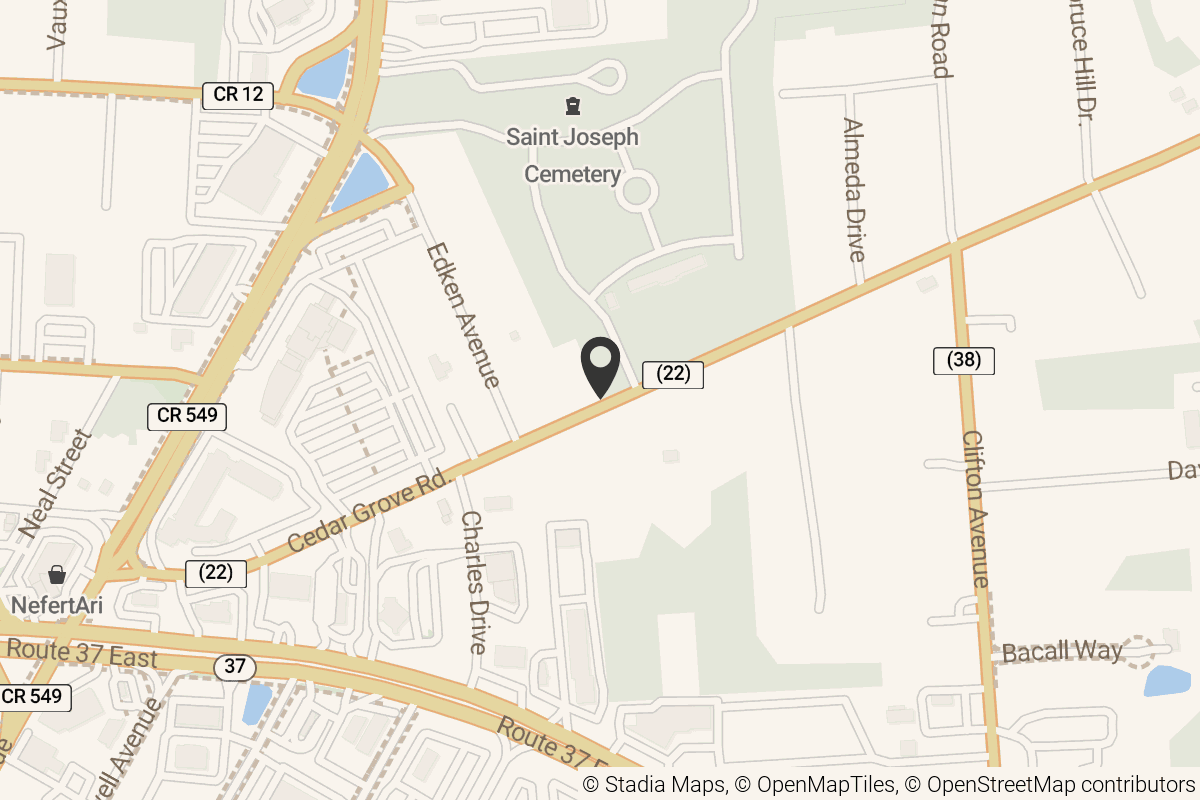 Map with location marker