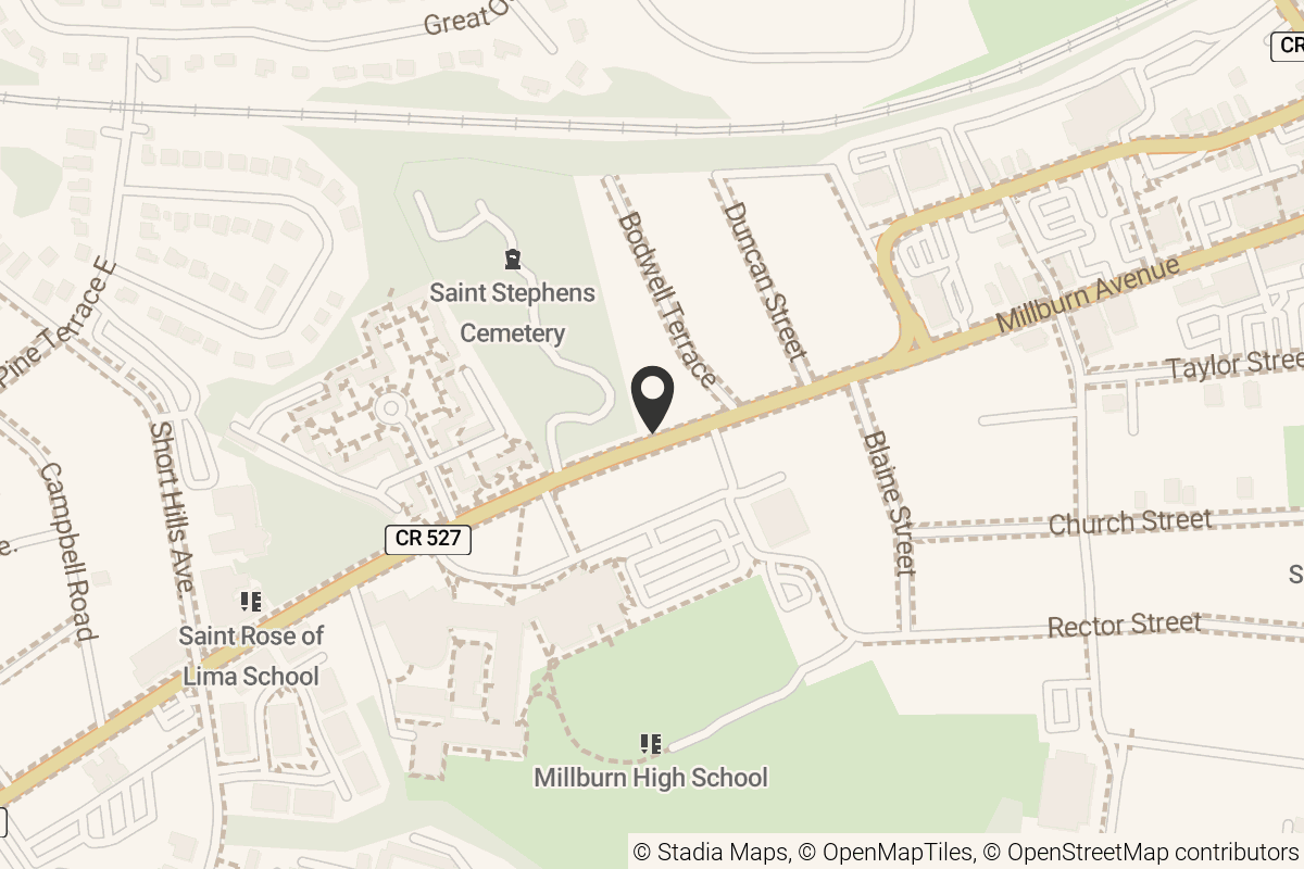 Map with location marker