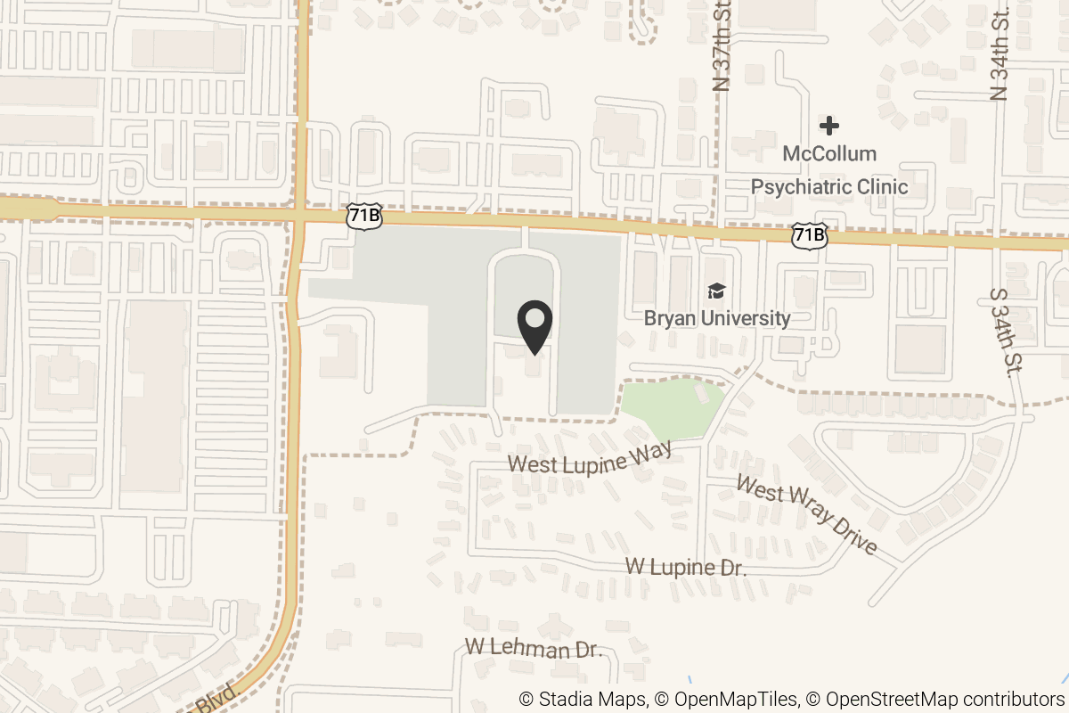 Map with location marker