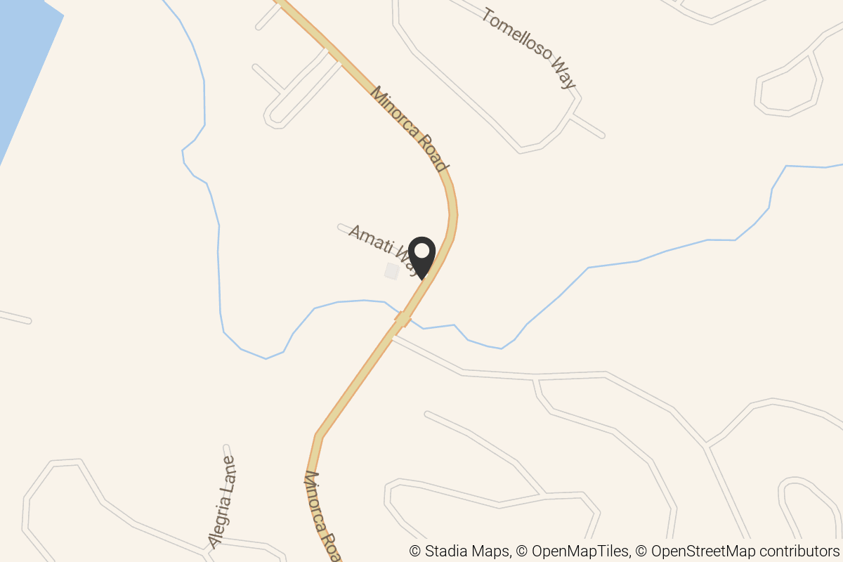 Map with location marker