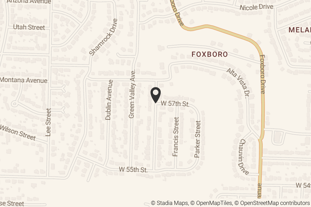 Map with location marker