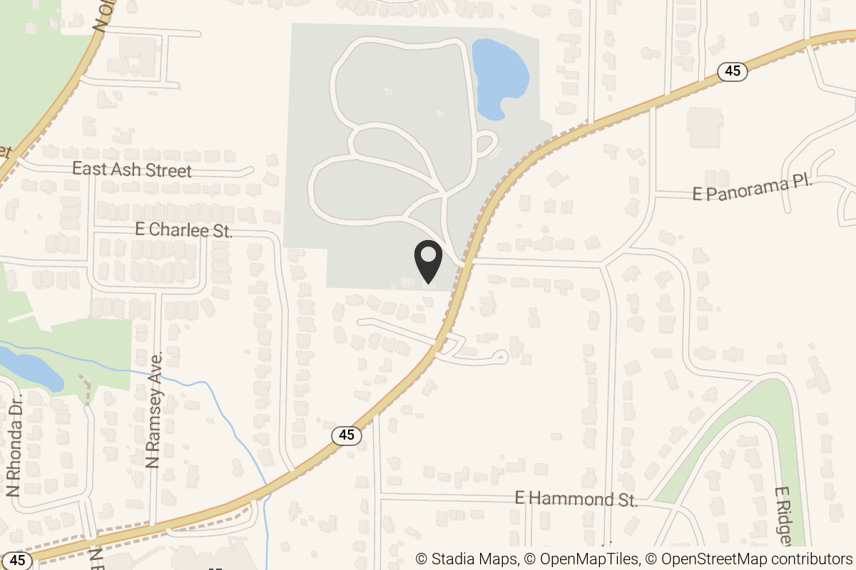 Map with location marker