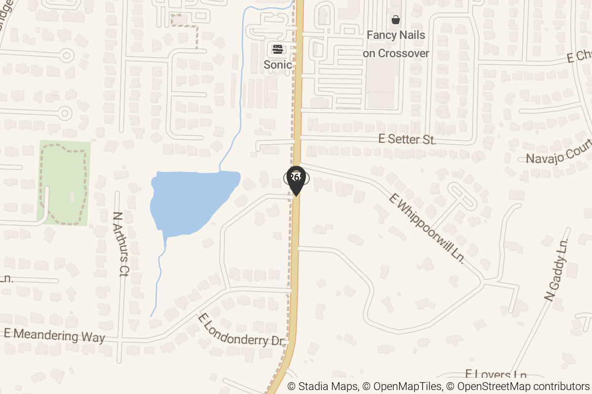 Map with location marker