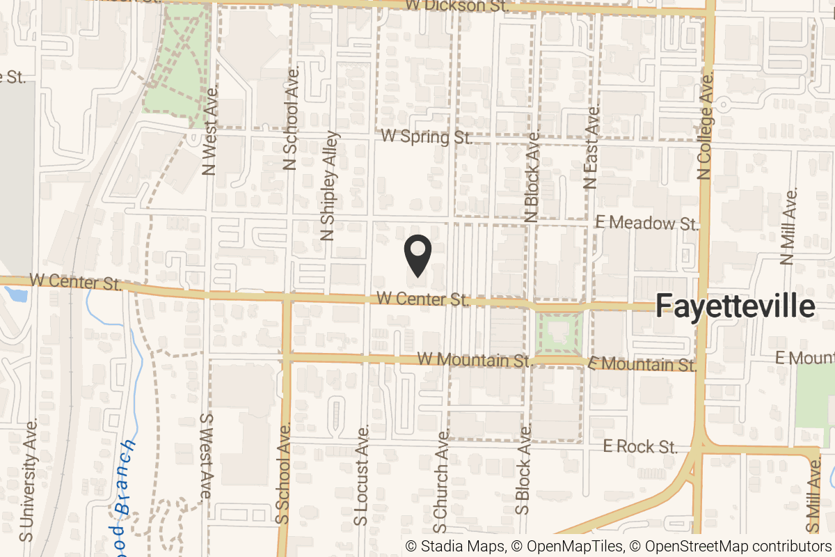 Map with location marker