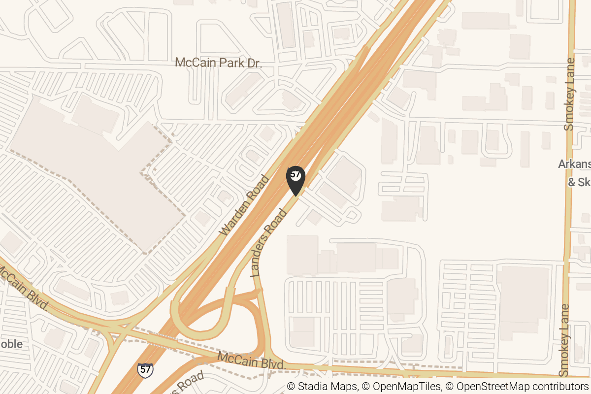 Map with location marker