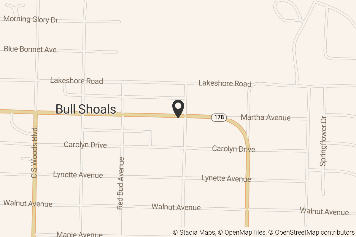 Map with location marker