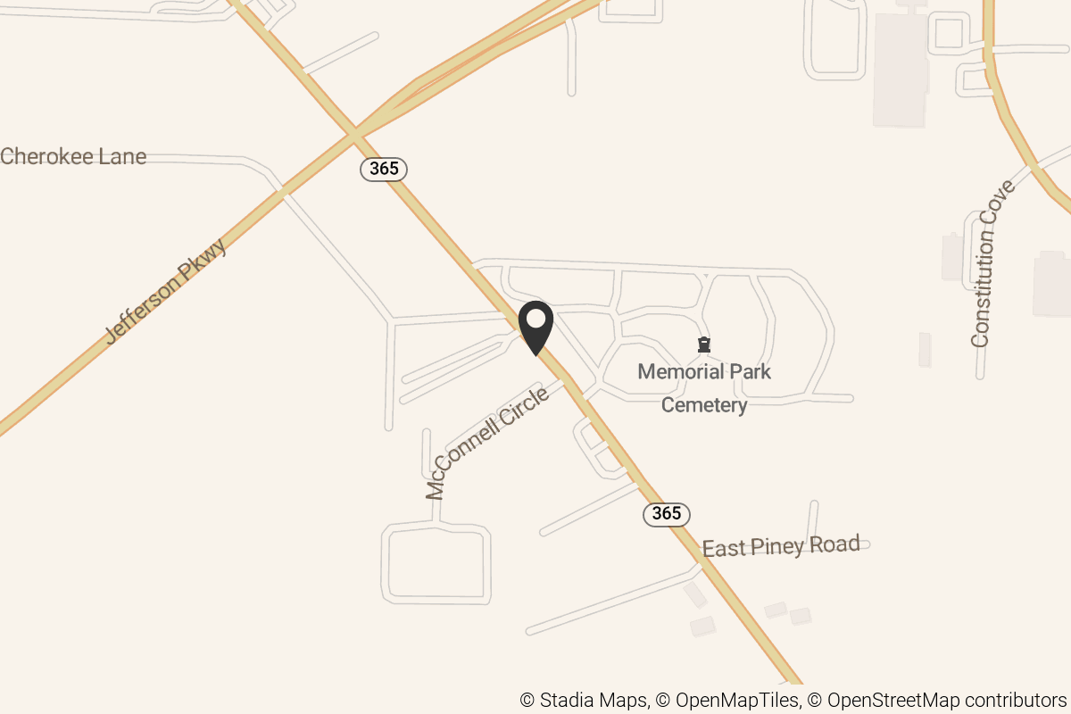 Map with location marker