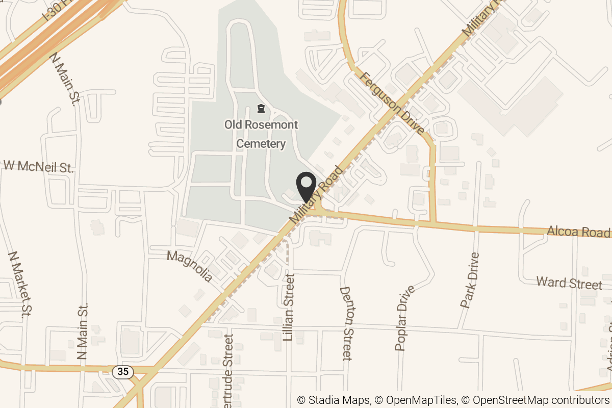 Map with location marker