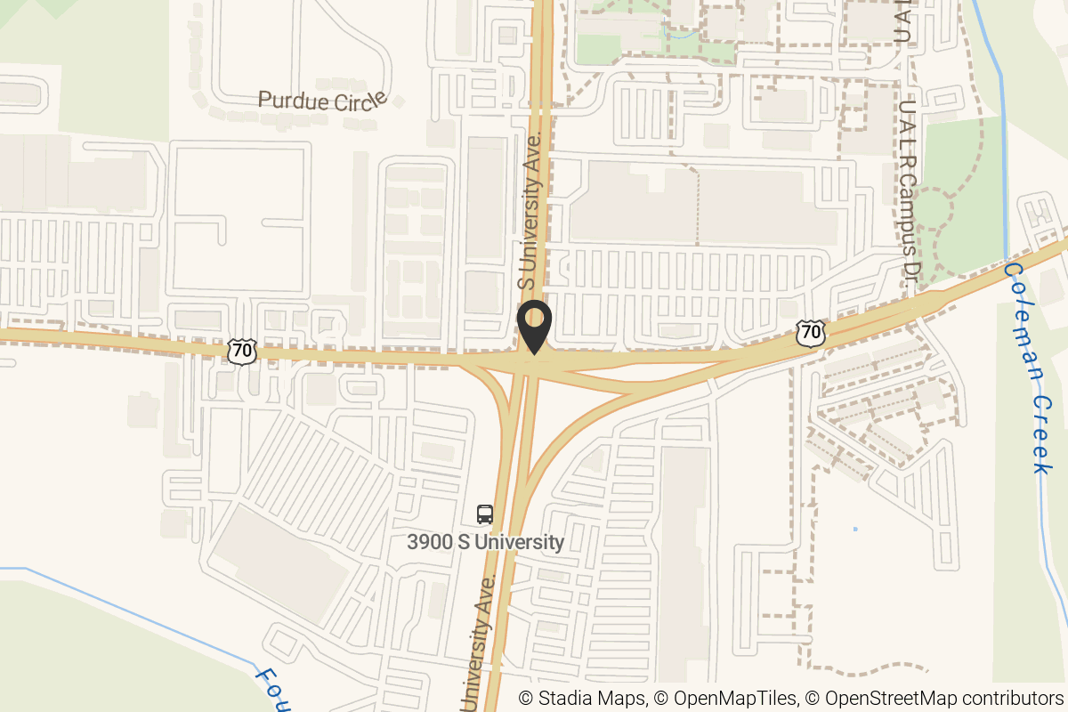 Map with location marker