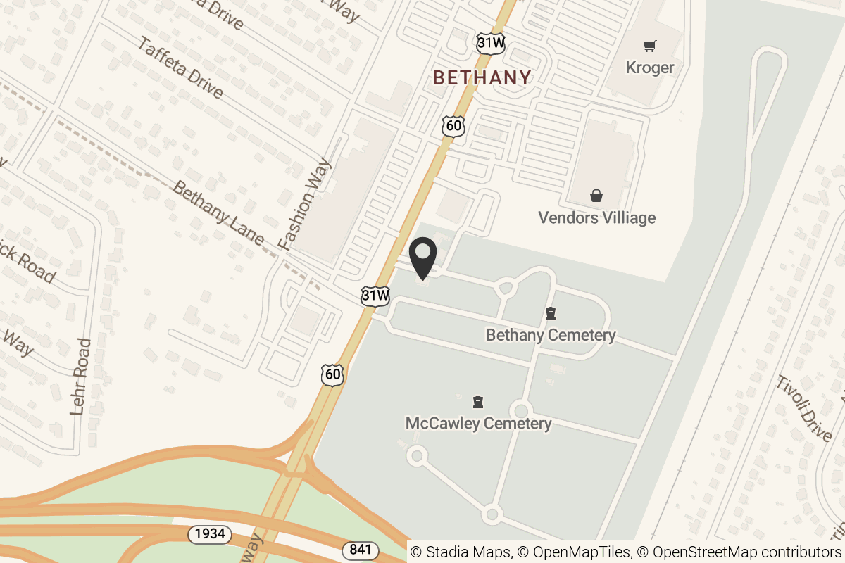 Map with location marker