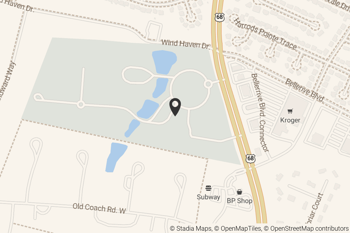 Map with location marker