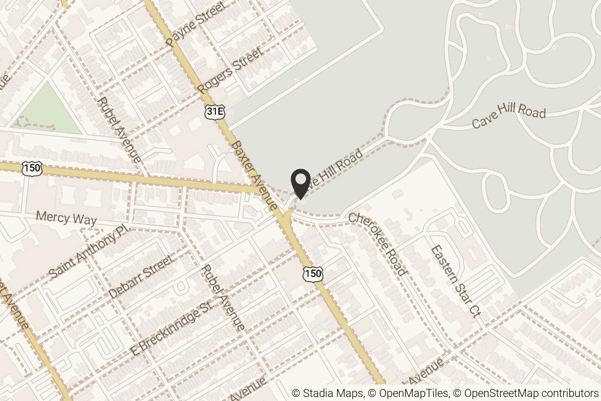 Map with location marker