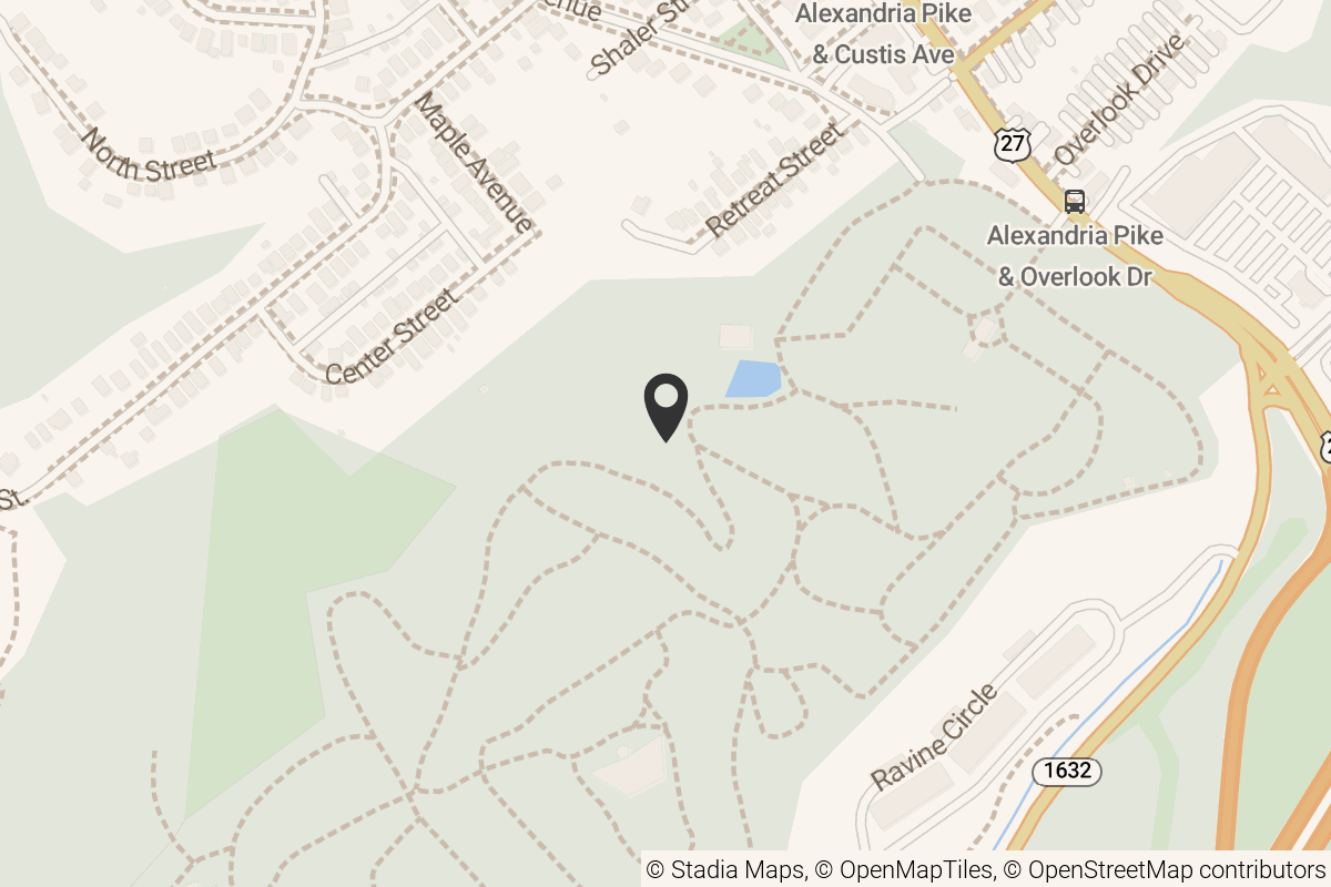 Map with location marker