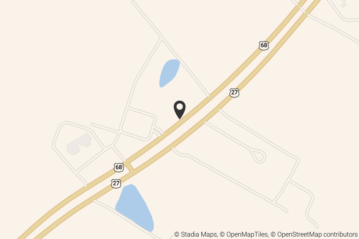 Map with location marker