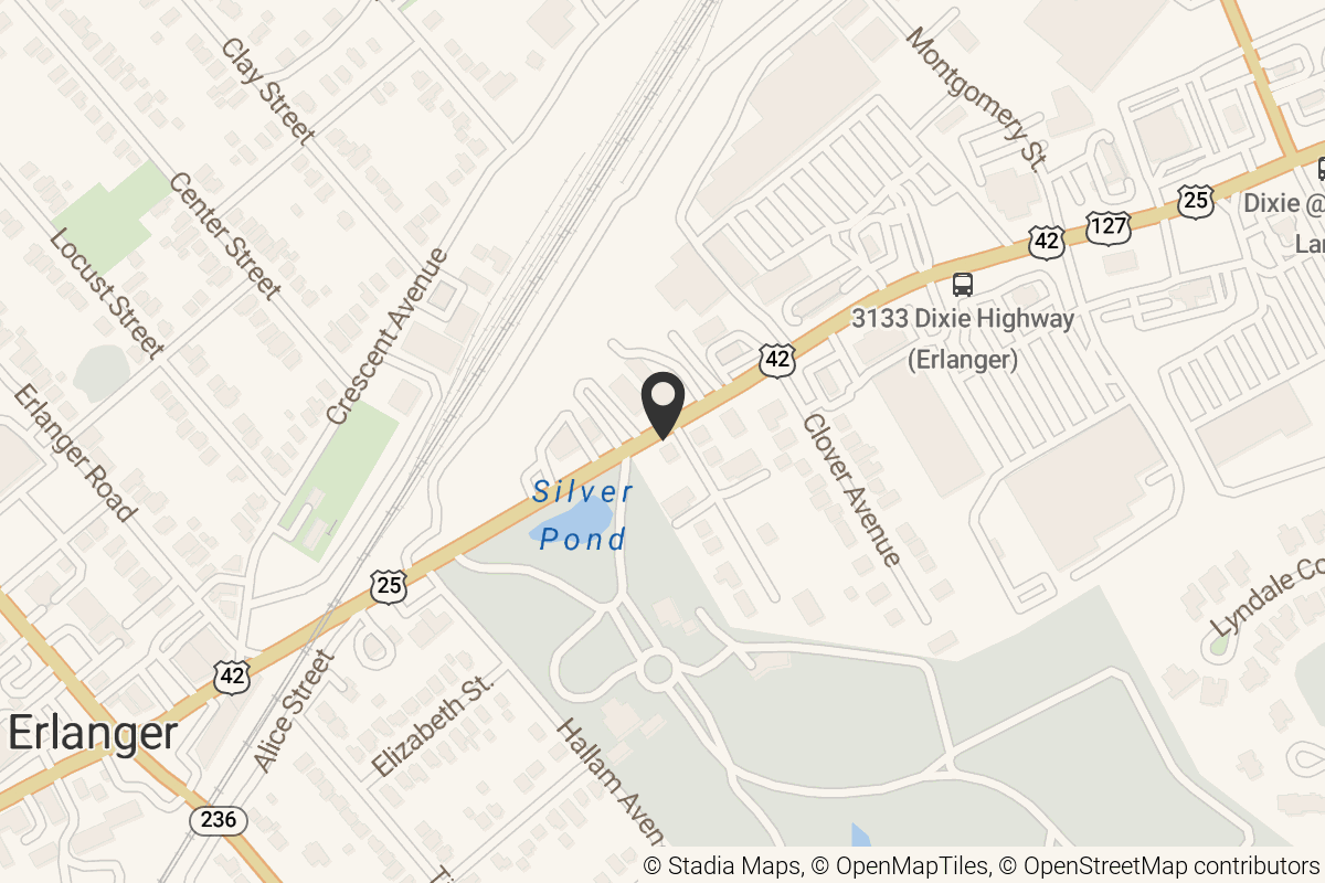 Map with location marker