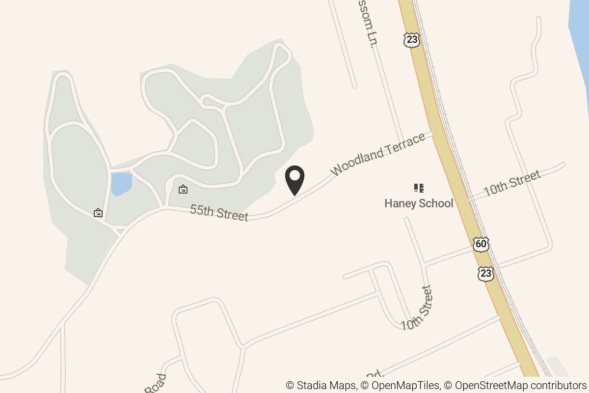 Map with location marker