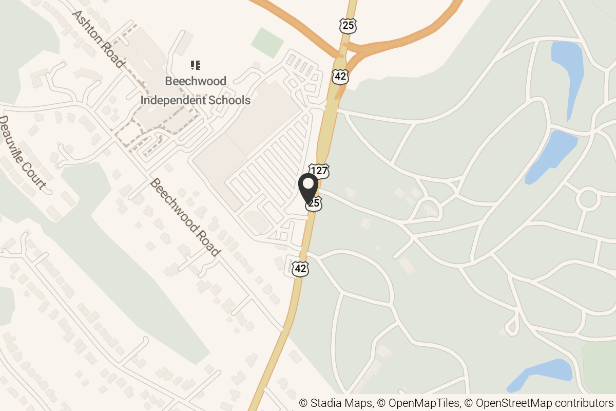 Map with location marker