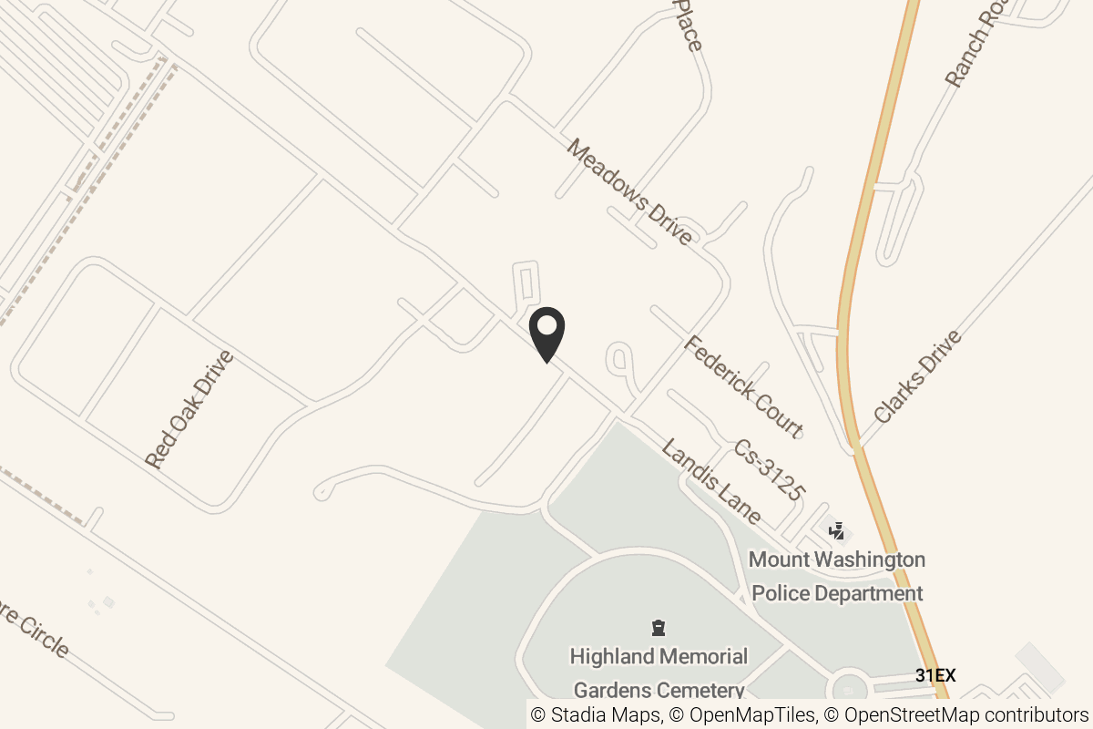 Map with location marker