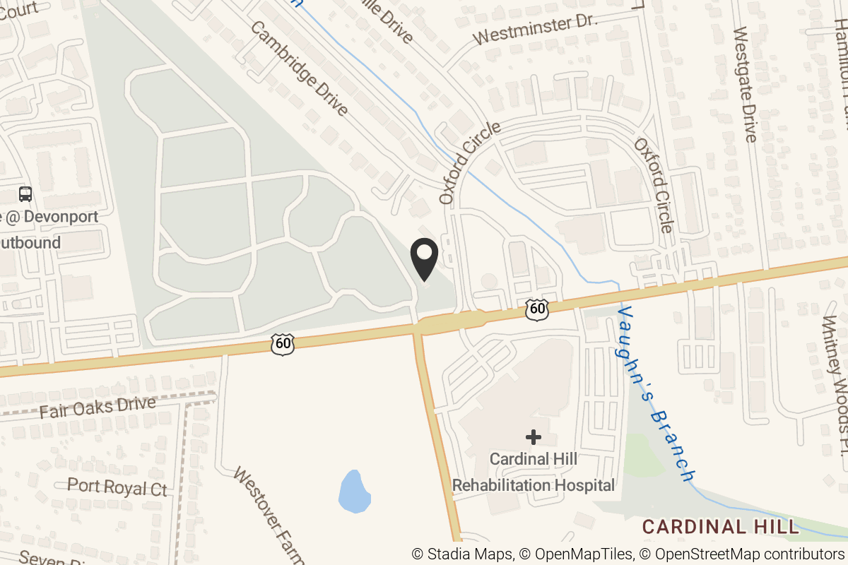 Map with location marker