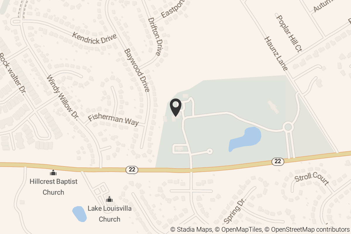 Map with location marker