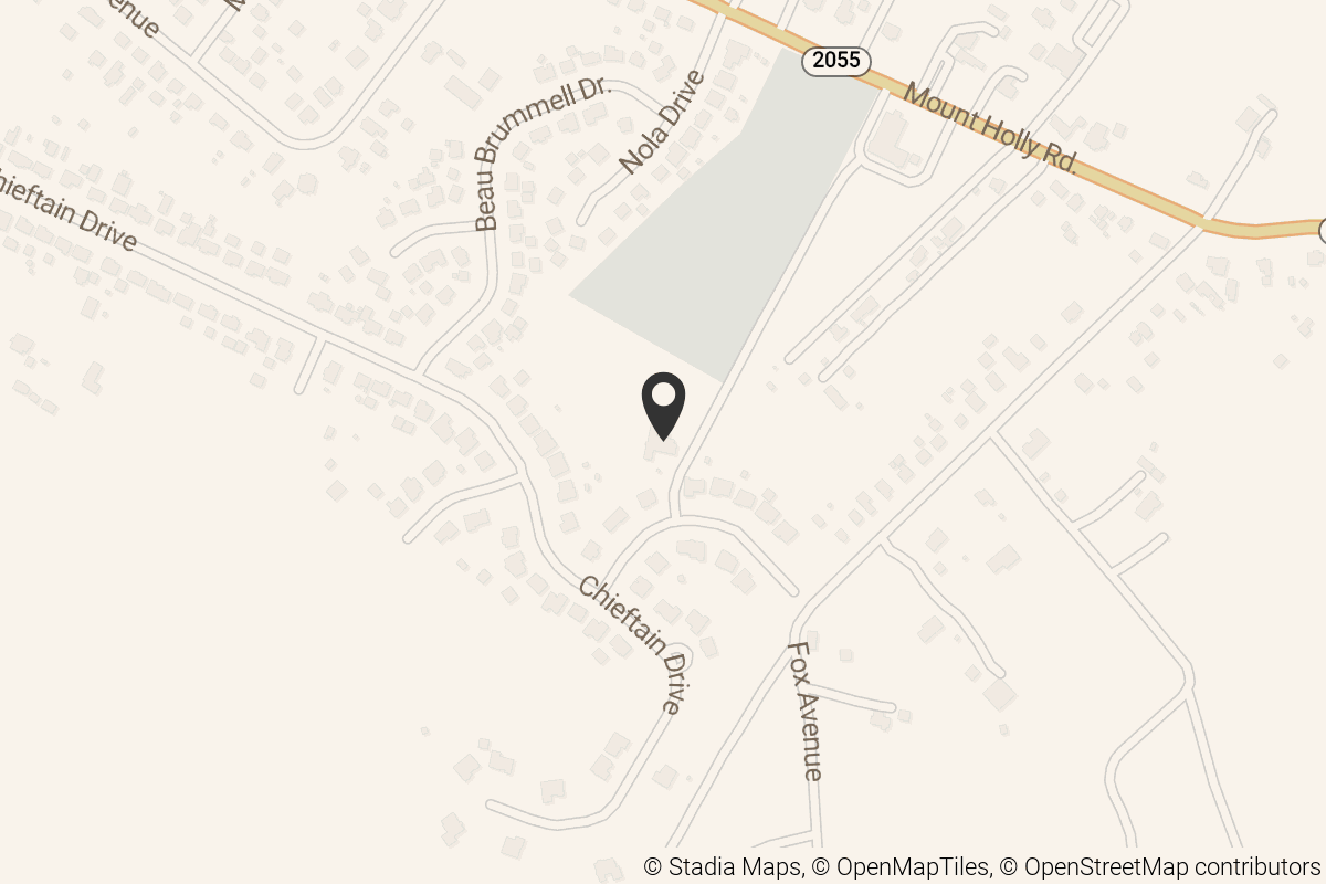 Map with location marker