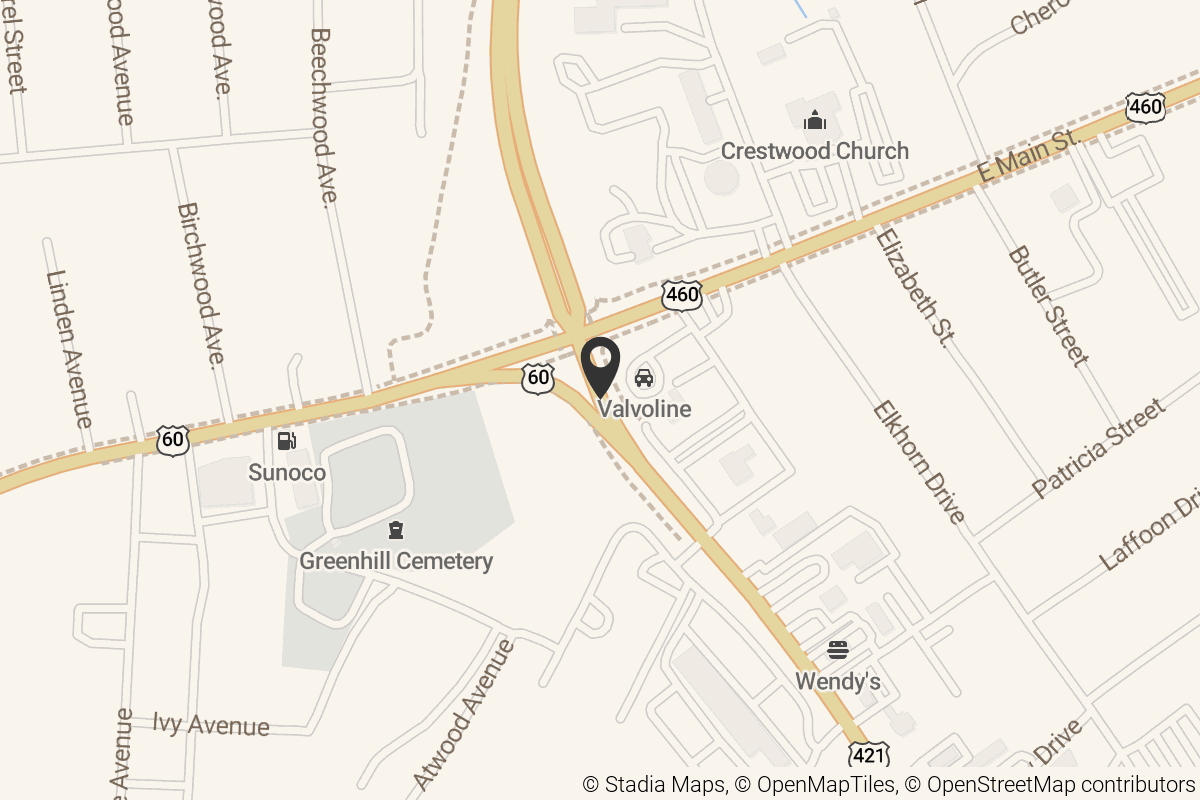 Map with location marker