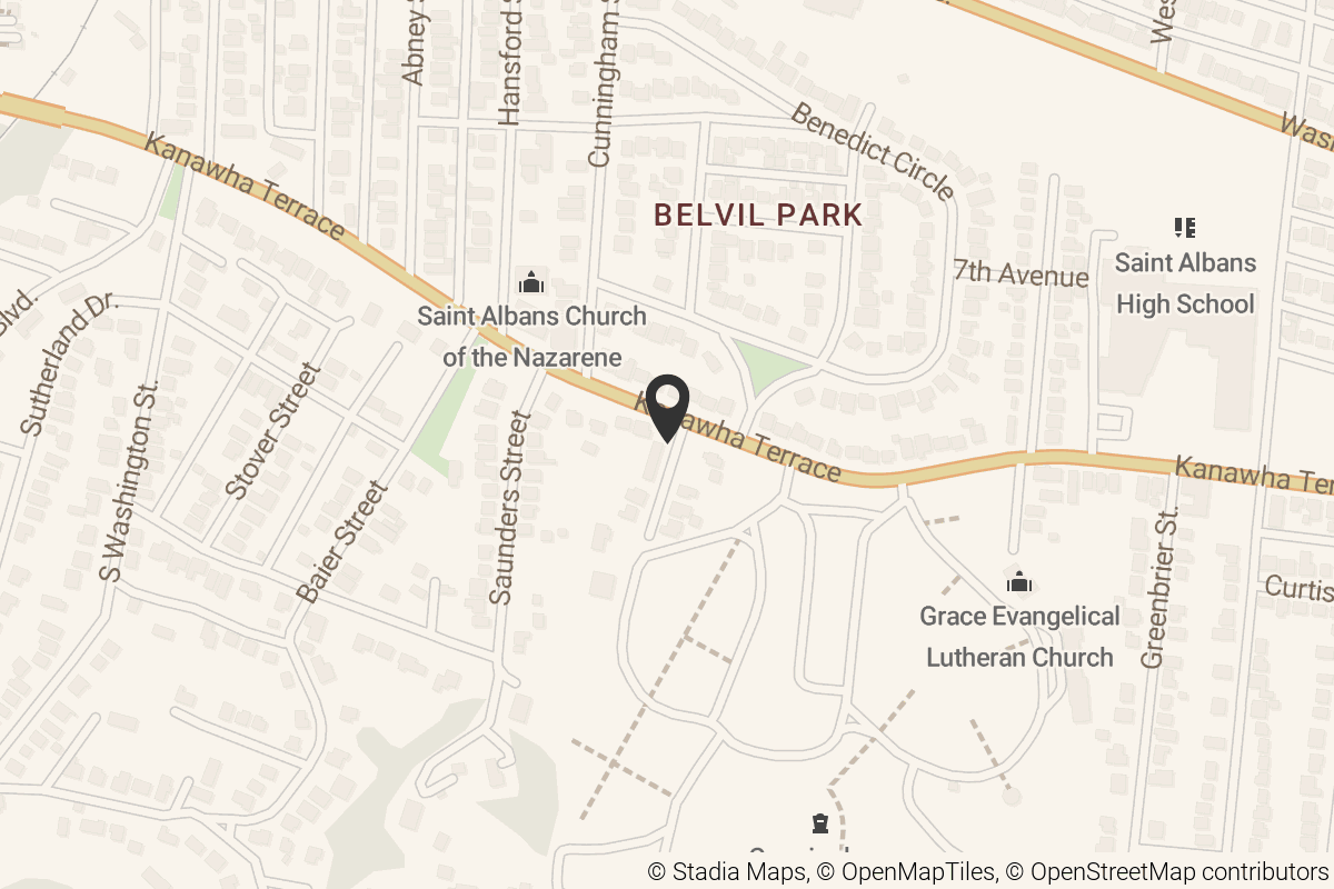 Map with location marker