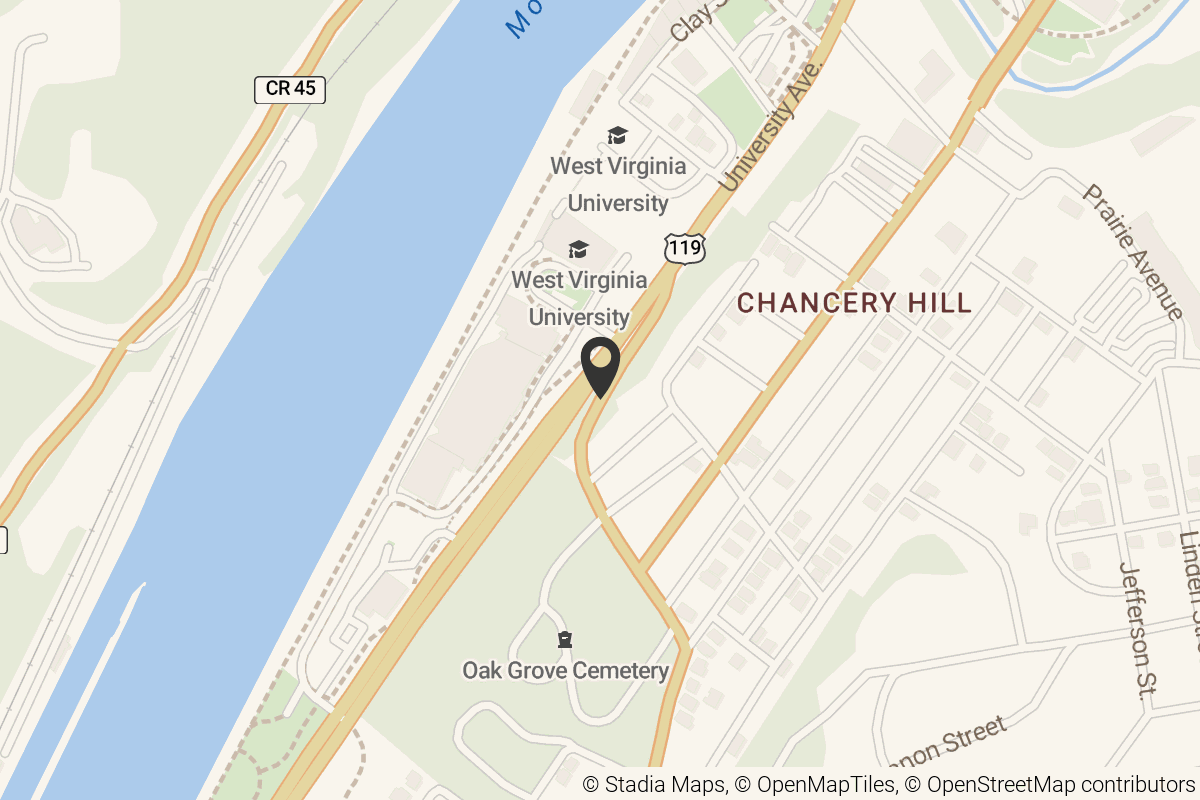 Map with location marker