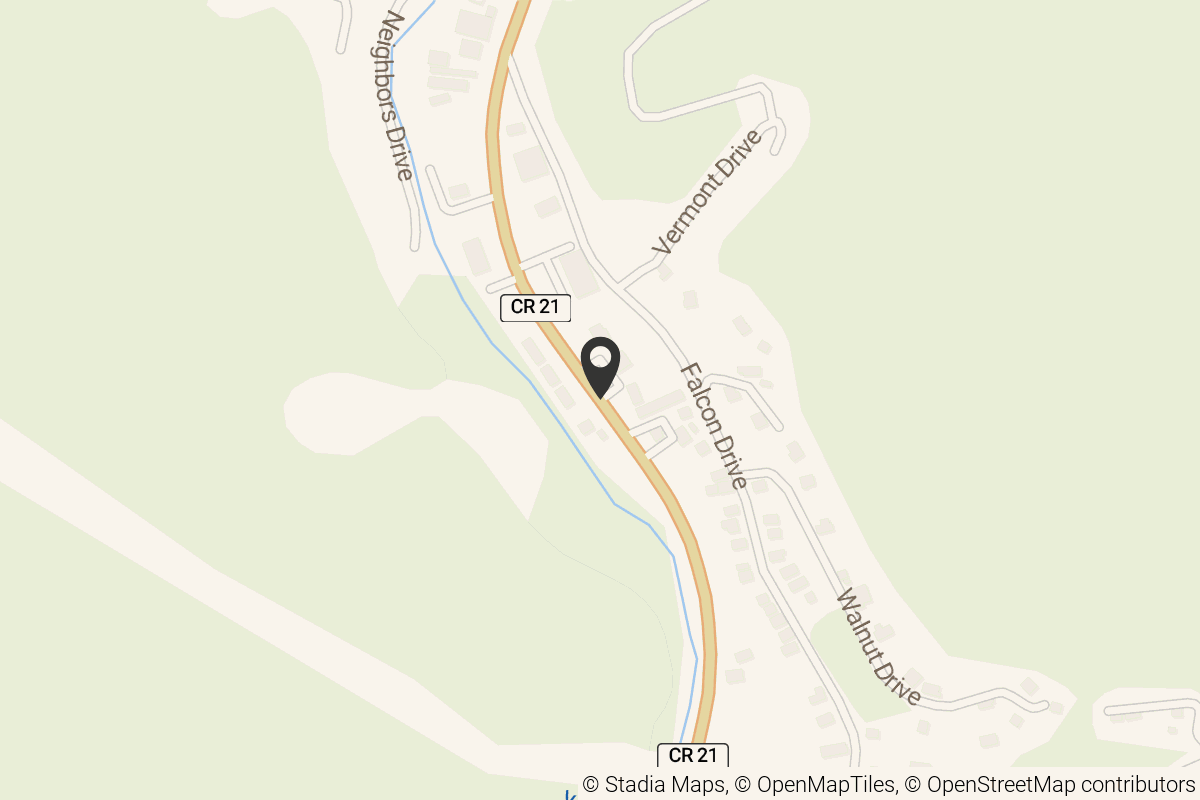 Map with location marker