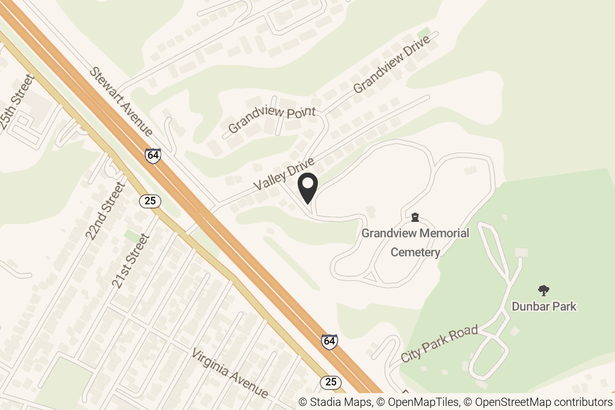 Map with location marker