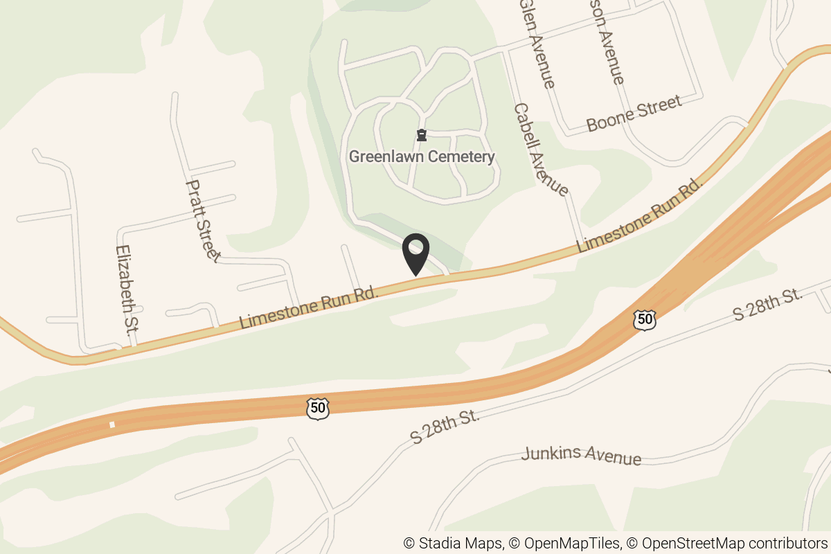 Map with location marker