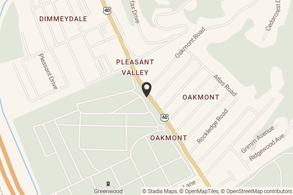 Map with location marker