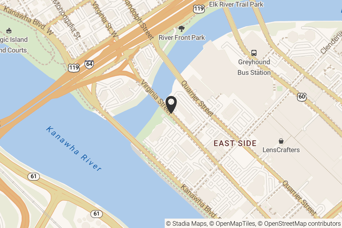 Map with location marker