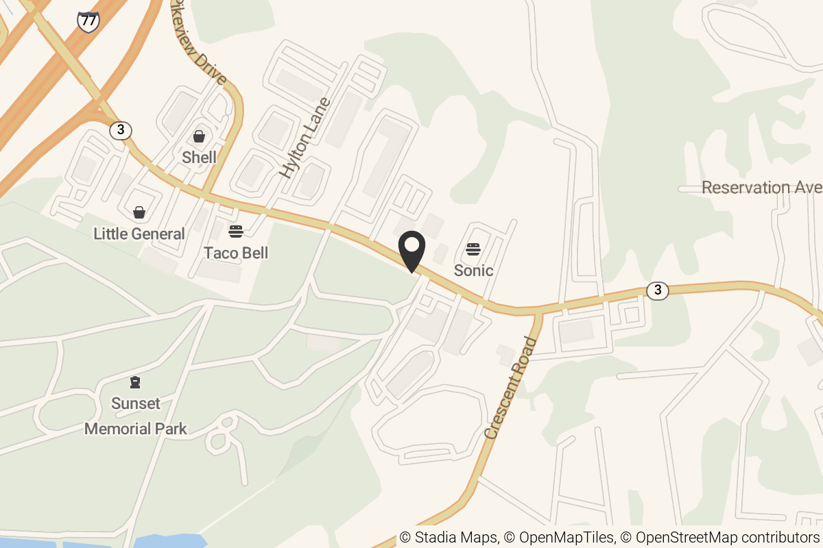 Map with location marker