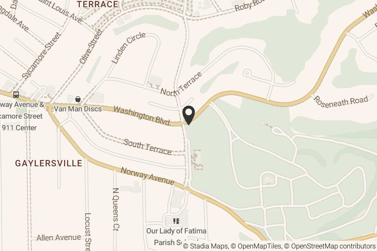 Map with location marker