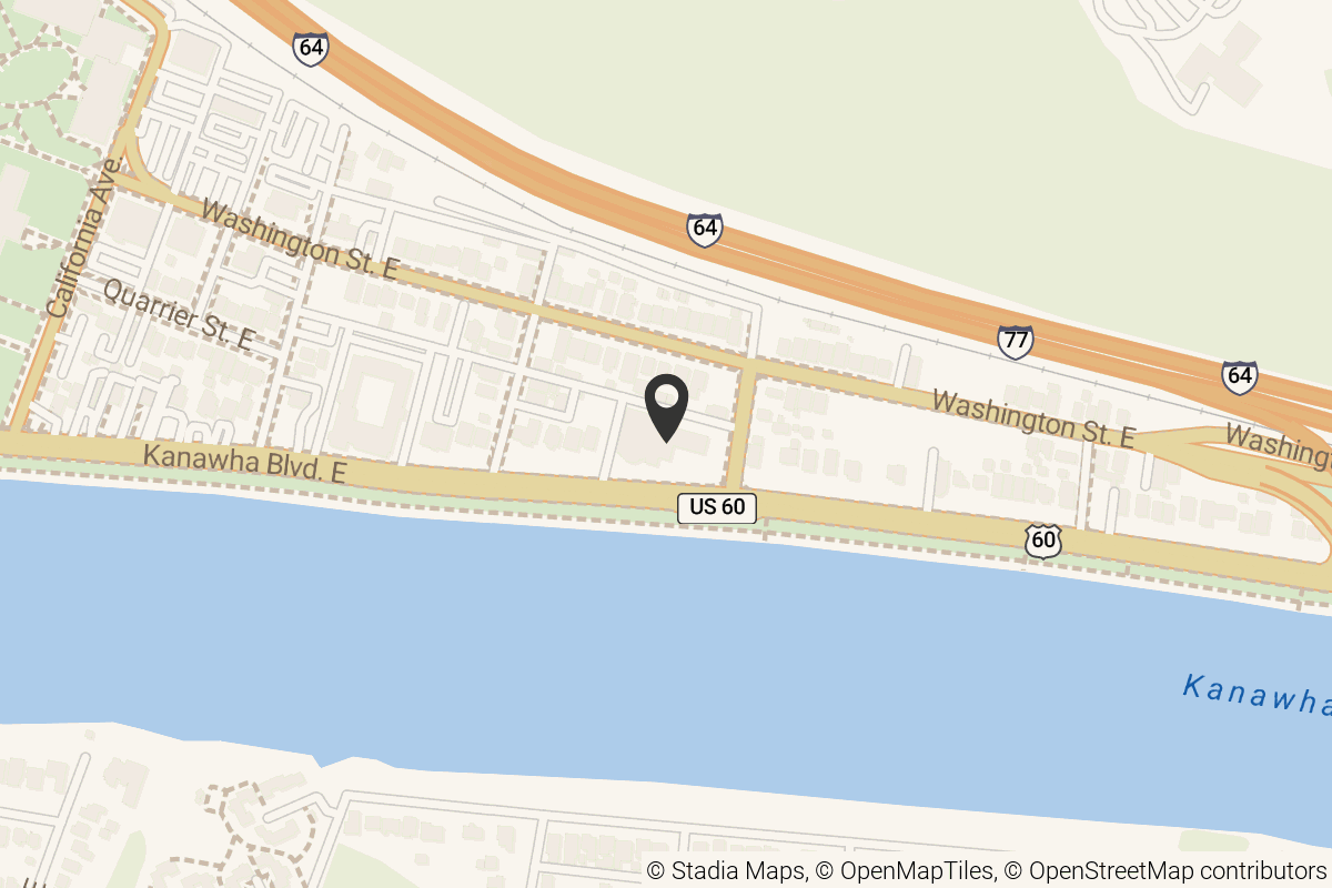 Map with location marker