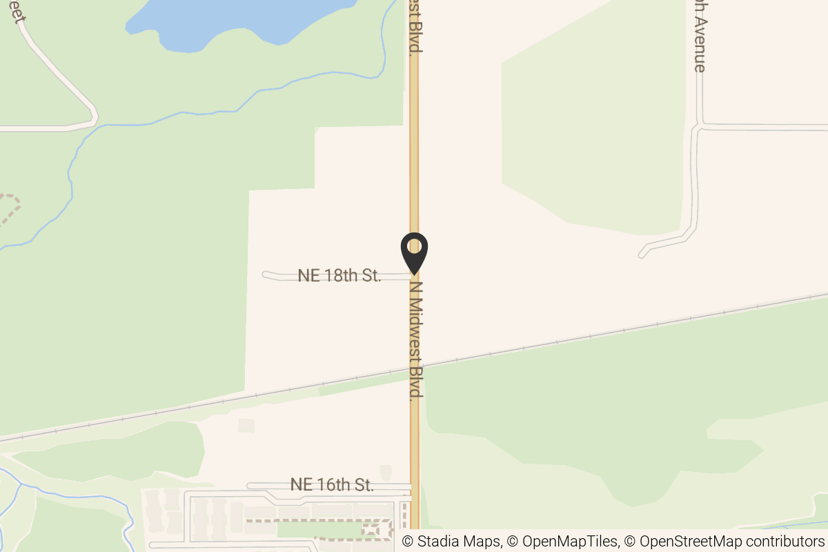 Map with location marker