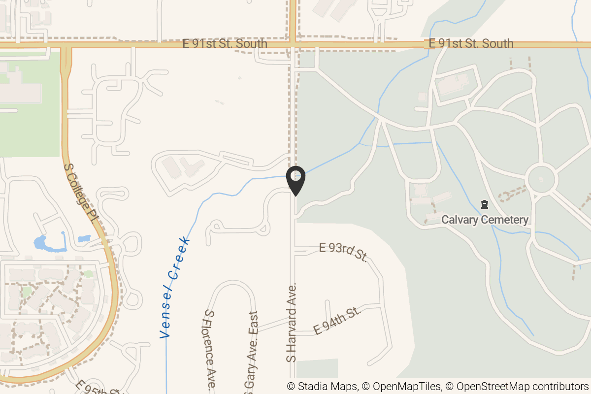 Map with location marker