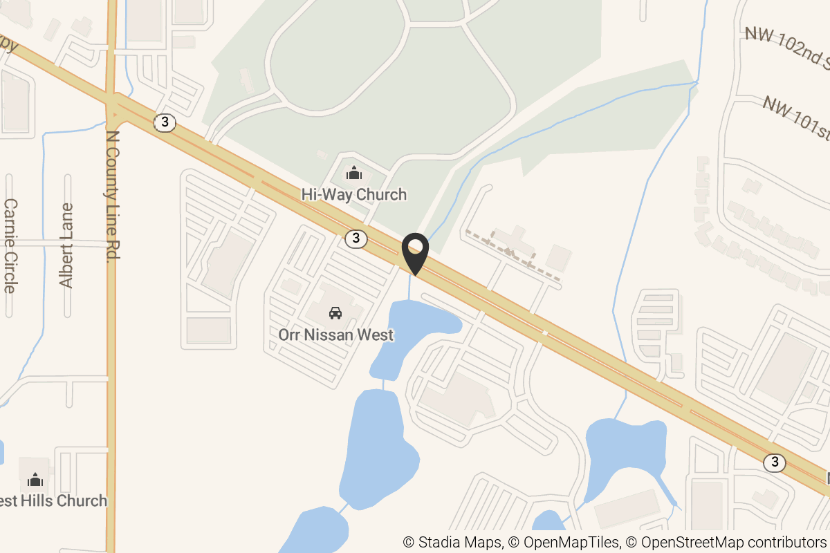 Map with location marker