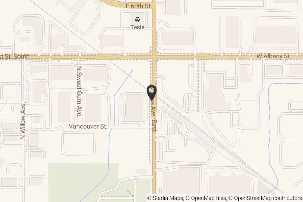 Map with location marker