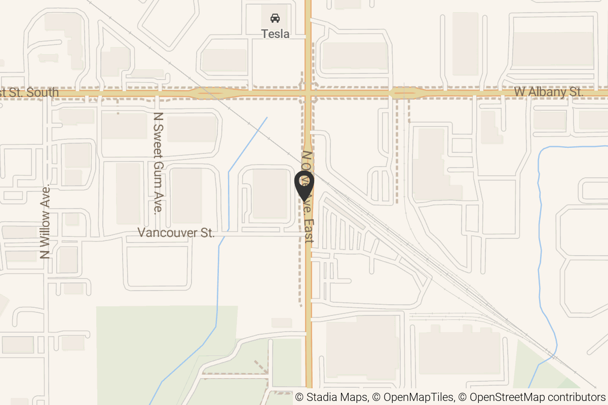 Map with location marker