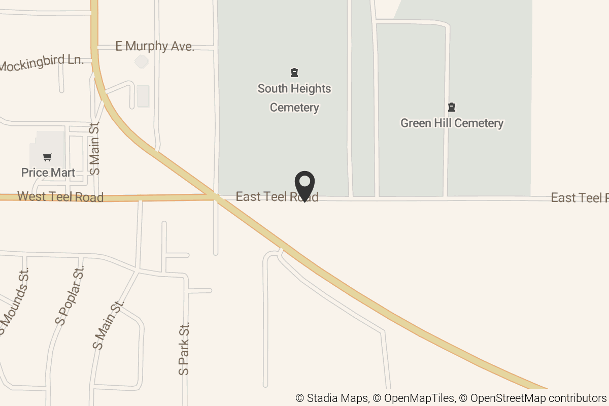 Map with location marker