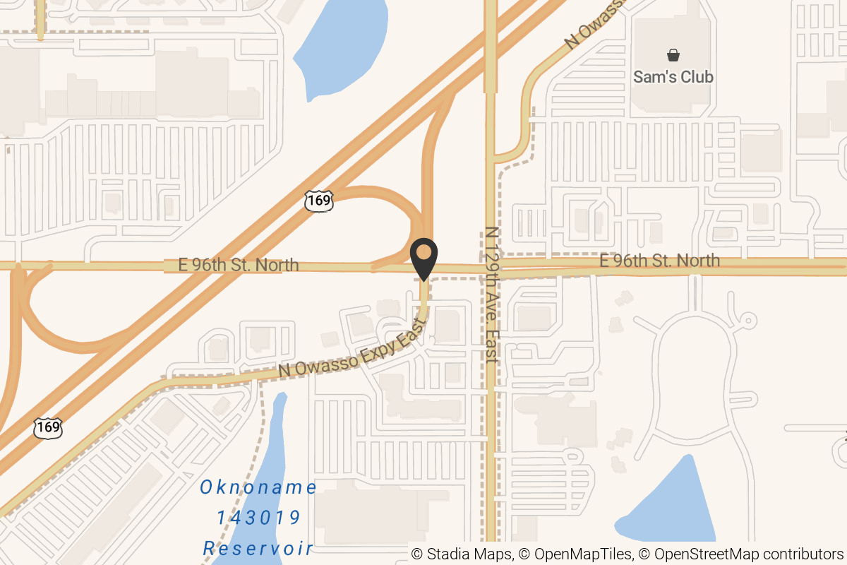 Map with location marker