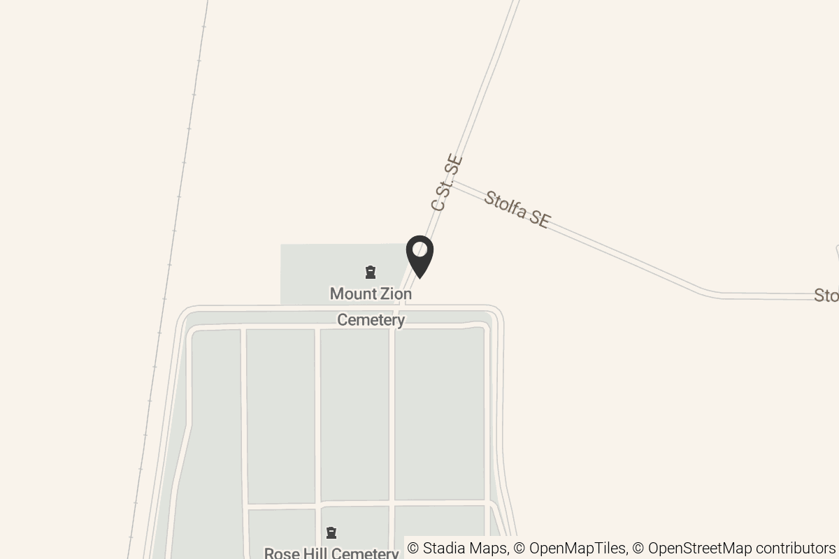 Map with location marker