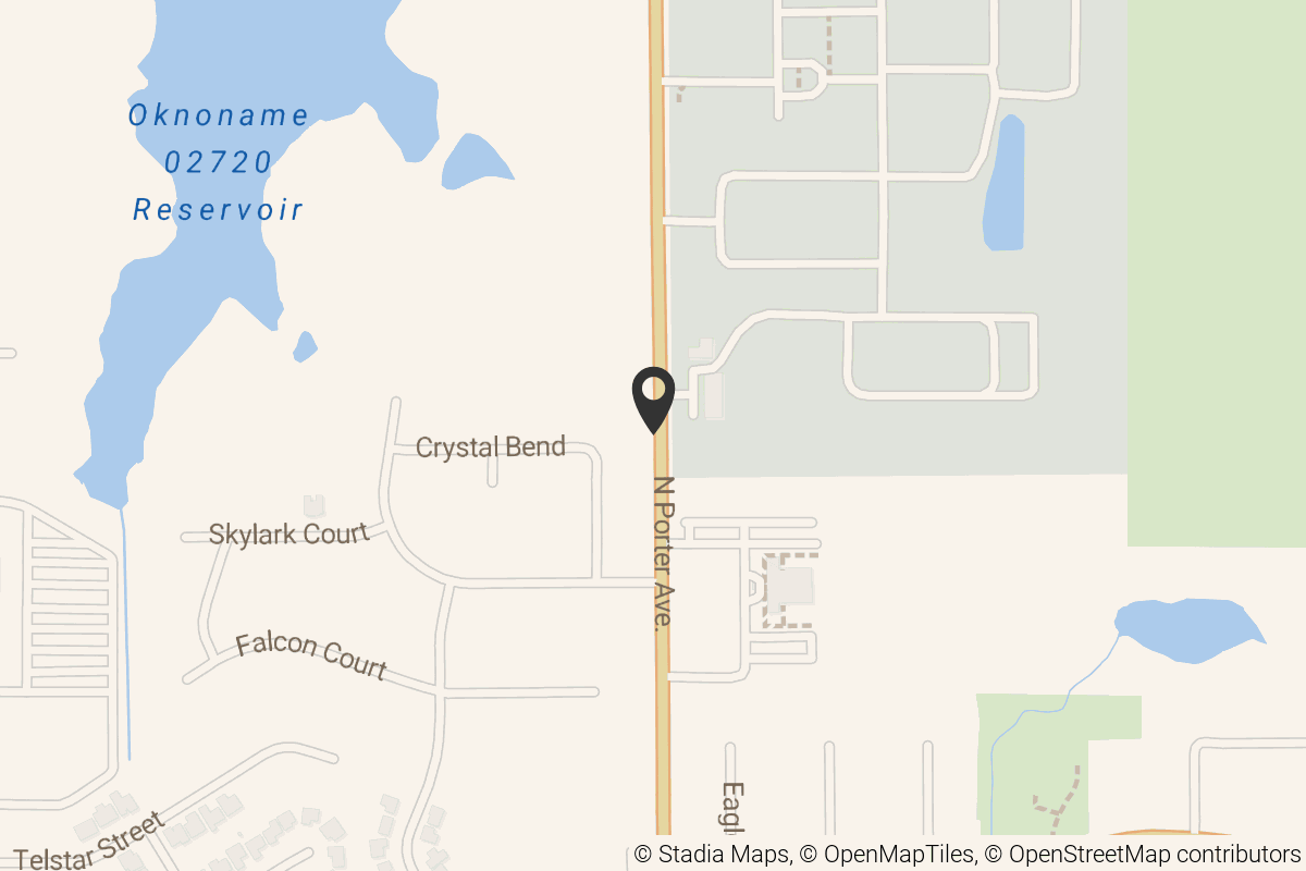 Map with location marker