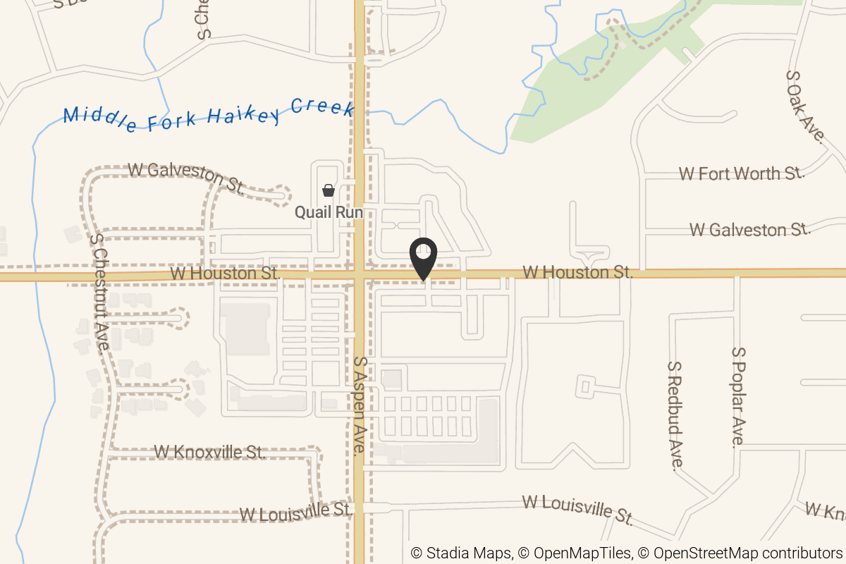 Map with location marker