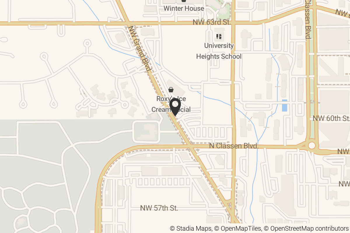 Map with location marker