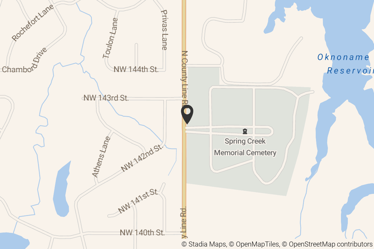 Map with location marker